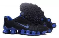 nike hommess shox tlx premium mesh trainers bleu saphir noir